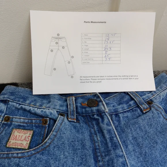 Dallas Vintage High Rise Jeans - 26 - Picture 6 of 9